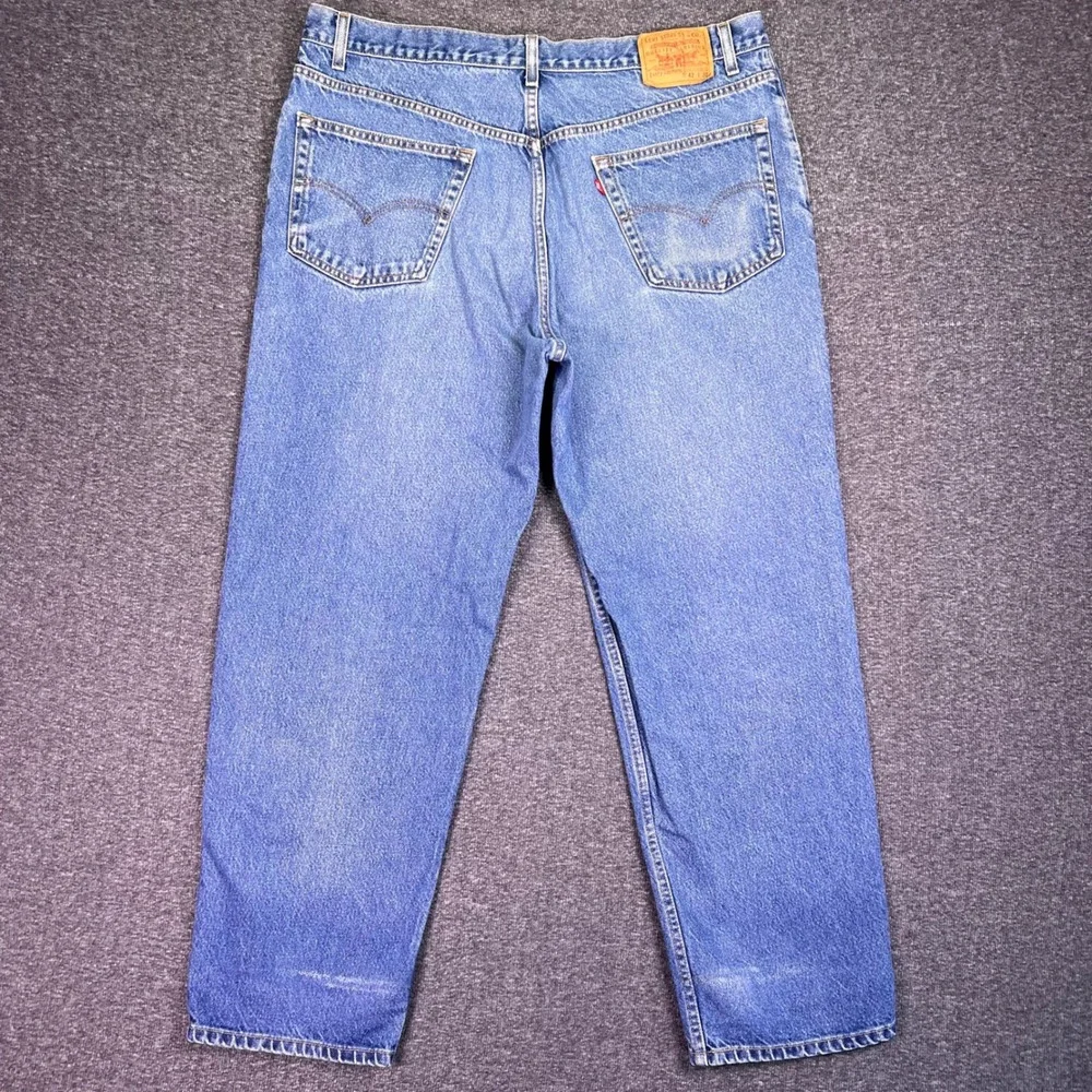 VTG Levis Jeans Men 41x30 Relaxed Straight Red Tab Denim Grunge Casual Baggy Y2K